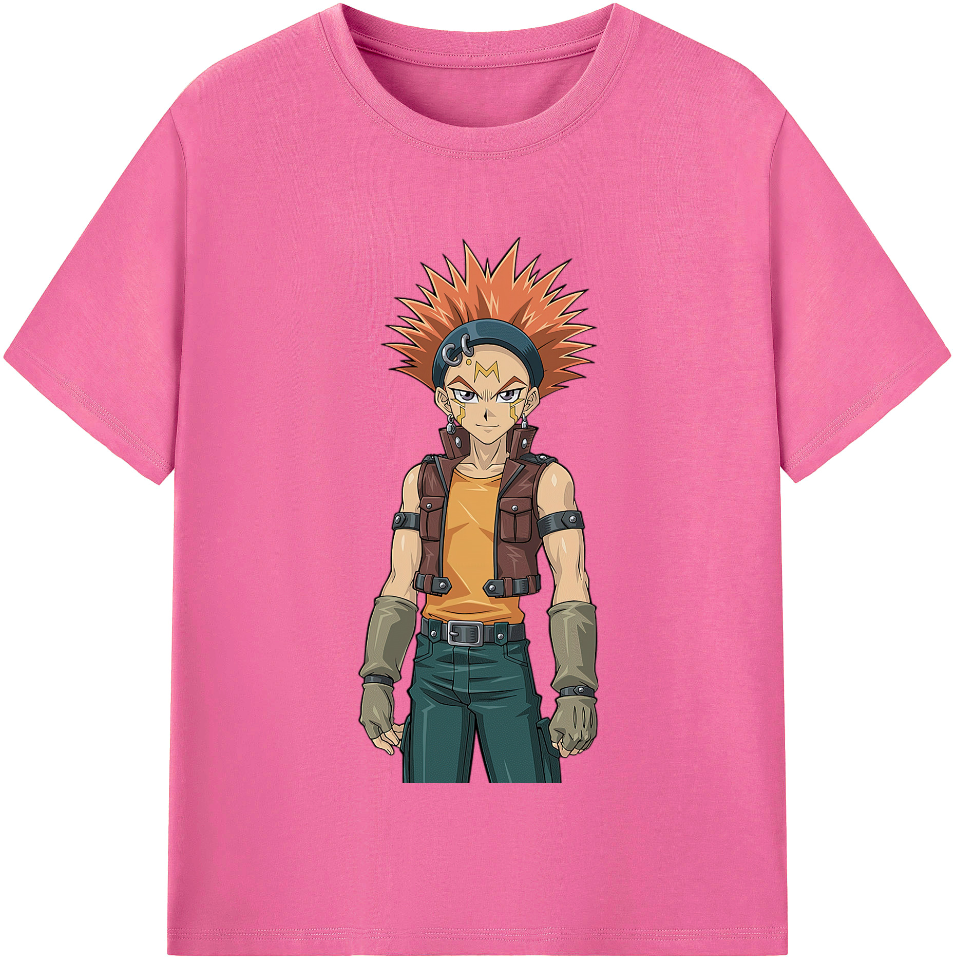（画像用） 遊☆戯☆王 Yu-Gi-Oh! レディースカジュアルプリントTシャツ（綿100％）